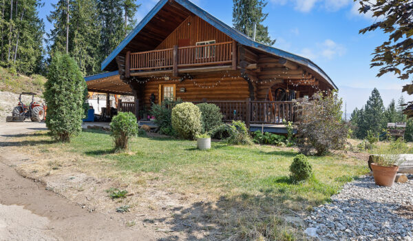 SOLD! 165 Reclamation Road: Handcrafted Log home on 9.2 acres