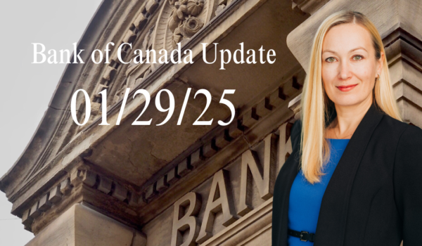 Bank of Canada reduces policy rate by 25 basis points to 3% Jan 29 Update