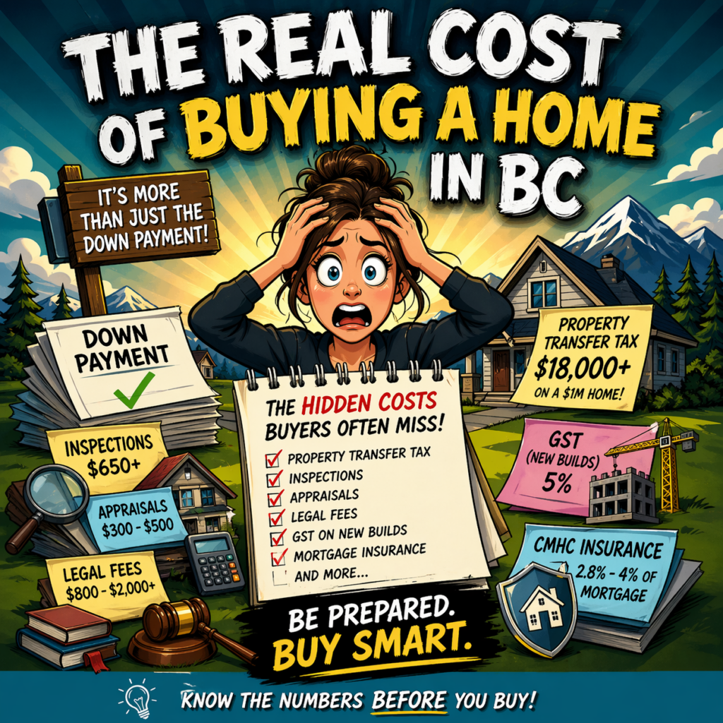 The Real Cost of Buying a Home in BC (What Most Buyers Don’t Realize)