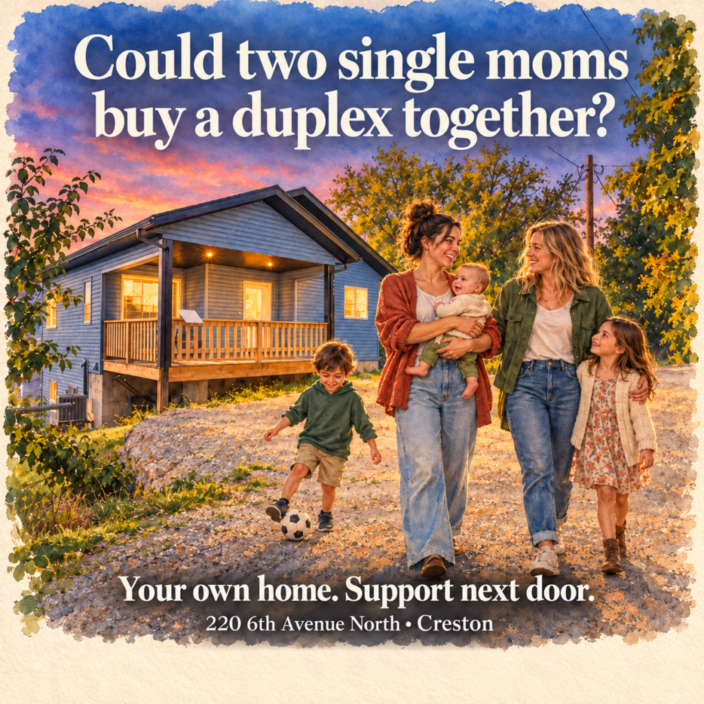 Single Moms Simplified life and Bought a Multi-Plex- Could this Work in Creston?